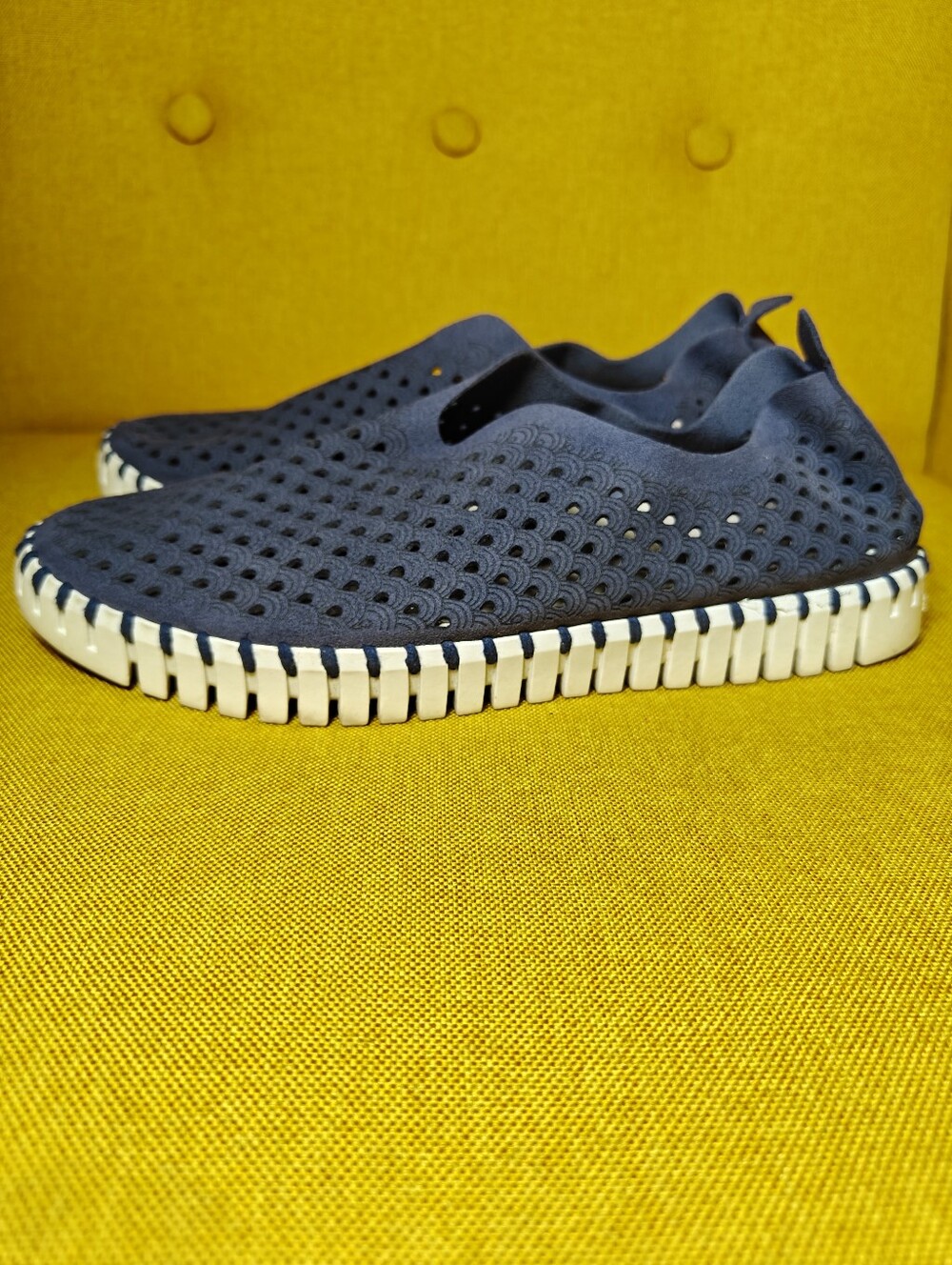 ILSE JACOBSEN Tulip Blue Women's Flats Casual Shoes Size 8 (EU 38)